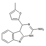 4-(5-methyl-2-furyl)-4,4a-dihydro-1H-pyrimido[4,5-b]indol-2-amine