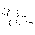 2-amino-5-(2-thienyl)thieno[2,3-d]pyrimidin-4(3H)-one