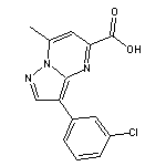 3-(3-chlorophenyl)-7-methylpyrazolo[1,5-a]pyrimidine-5-carboxylic acid