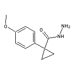 1-(4-methoxyphenyl)-1-cyclopropanecarbohydrazide