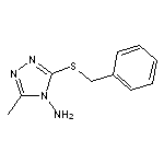 3-(benzylsulfanyl)-5-methyl-4H-1,2,4-triazol-4-amine