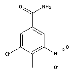 3-chloro-4-methyl-5-nitrobenzamide