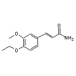 (E)-3-(4-ethoxy-3-methoxyphenyl)-2-propenamide