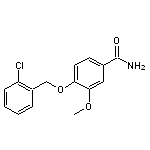 4-[(2-chlorobenzyl)oxy]-3-methoxybenzamide