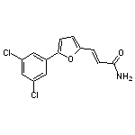 (E)-3-[5-(3,5-dichlorophenyl)-2-furyl]-2-propenamide