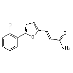 (E)-3-[5-(2-chlorophenyl)-2-furyl]-2-propenamide