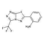 2-[3-(trifluoromethyl)[1,2,4]triazolo[3,4-b][1,3,4]thiadiazol-6-yl]aniline