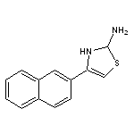 4-(2-naphthyl)-2,3-dihydro-1,3-thiazol-2-amine