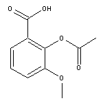 2-(acetyloxy)-3-methoxybenzoic acid