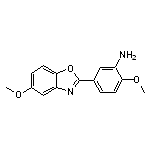 2-methoxy-5-(5-methoxy-1,3-benzoxazol-2-yl)aniline