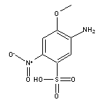 5-amino-4-methoxy-2-nitro-1-benzenesulfonic acid