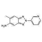 6-methyl-2-(3-pyridyl)-2H-1,2,3-benzotriazol-5-amine