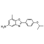 2-(4-isopropoxyphenyl)-7-methyl-1,3-benzoxazol-5-amine