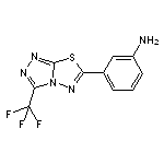 3-[3-(trifluoromethyl)[1,2,4]triazolo[3,4-b][1,3,4]thiadiazol-6-yl]aniline