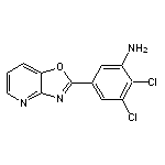 2,3-dichloro-5-[1,3]oxazolo[4,5-b]pyridin-2-ylaniline