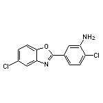 2-chloro-5-(5-chloro-1,3-benzoxazol-2-yl)aniline