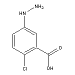 2-chloro-5-hydrazinobenzoic acid