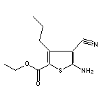 ethyl 5-amino-4-cyano-3-propyl-2-thiophenecarboxylate