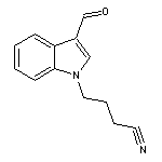 3-(3-formyl-1H-indol-1-yl)propyl cyanide