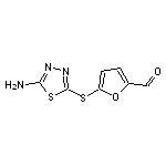 5-[(5-amino-1,3,4-thiadiazol-2-yl)sulfanyl]-2-furaldehyde