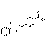 4-{[methyl(phenylsulfonyl)amino]methyl}benzoic acid