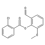 2-formyl-6-methoxyphenyl 2-chlorobenzoate