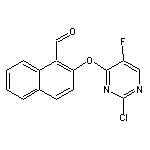 2-[(2-chloro-5-fluoro-4-pyrimidinyl)oxy]-1-naphthaldehyde