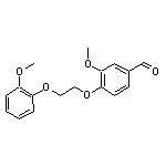 3-methoxy-4-[2-(2-methoxyphenoxy)ethoxy]benzaldehyde