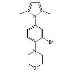 4-[2-bromo-4-(2,5-dimethyl-1H-pyrrol-1-yl)phenyl]morpholine