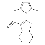 2-(2,5-dimethyl-1H-pyrrol-1-yl)-4,5,6,7-tetrahydro-1-benzothiophen-3-yl cyanide