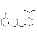 3-{[(3-chloroanilino)carbonyl]amino}benzoic acid