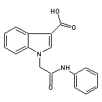 1-(2-anilino-2-oxoethyl)-1H-indole-3-carboxylic acid