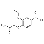 4-(2-amino-2-oxoethoxy)-3-ethoxybenzoic acid