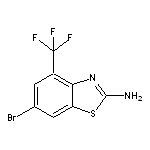 6-bromo-4-(trifluoromethyl)-1,3-benzothiazol-2-amine