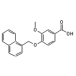 3-methoxy-4-(1-naphthylmethoxy)benzoic acid