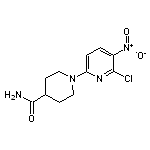 1-(6-chloro-5-nitro-2-pyridyl)-4-piperidinecarboxamide