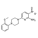 6-[4-(2-methoxyphenyl)piperazino]-3-nitro-2-pyridinamine