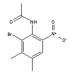 N-(2-bromo-3,4-dimethyl-6-nitrophenyl)acetamide