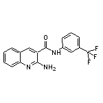 2-amino-N-[3-(trifluoromethyl)phenyl]-3-quinolinecarboxamide