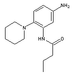 N-(5-amino-2-piperidinophenyl)butanamide