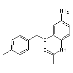 N-{4-amino-2-[(4-methylbenzyl)oxy]phenyl}acetamide