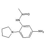 N-[5-amino-2-(1-pyrrolidinyl)phenyl]acetamide