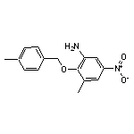 3-methyl-2-[(4-methylbenzyl)oxy]-5-nitroaniline