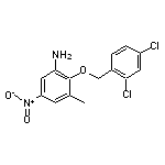 2-[(2,4-dichlorobenzyl)oxy]-3-methyl-5-nitroaniline