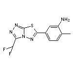 5-[3-(difluoromethyl)[1,2,4]triazolo[3,4-b][1,3,4]thiadiazol-6-yl]-2-methylaniline