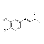 (E)-3-(3-amino-4-chlorophenyl)-2-propenoic acid