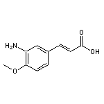 (E)-3-(3-amino-4-methoxyphenyl)-2-propenoic acid