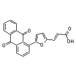 (E)-3-[5-(9,10-dioxo-9,10-dihydro-1-anthracenyl)-2-furyl]-2-propenoic acid