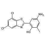 4-amino-2-(5,7-dichloro-1,3-benzoxazol-2-yl)-6-methylphenol