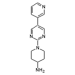 1-(5-pyridin-3-ylpyrimidin-2-yl)piperidin-4-amine 3HCL